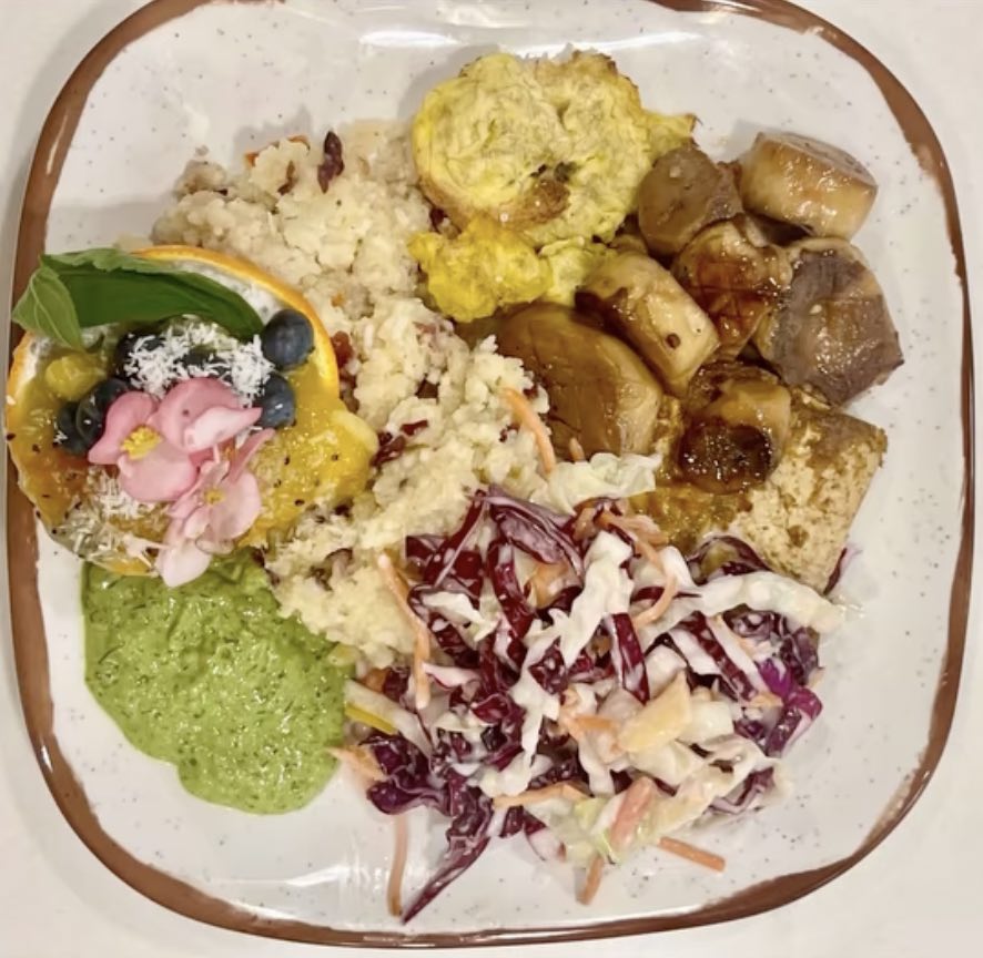 Caribbean healthy meal