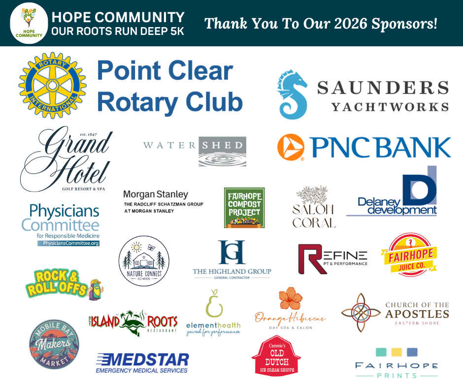 hope community 5k sponsors 2026