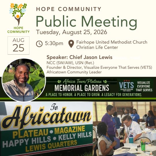 hope community jason lewis meeting